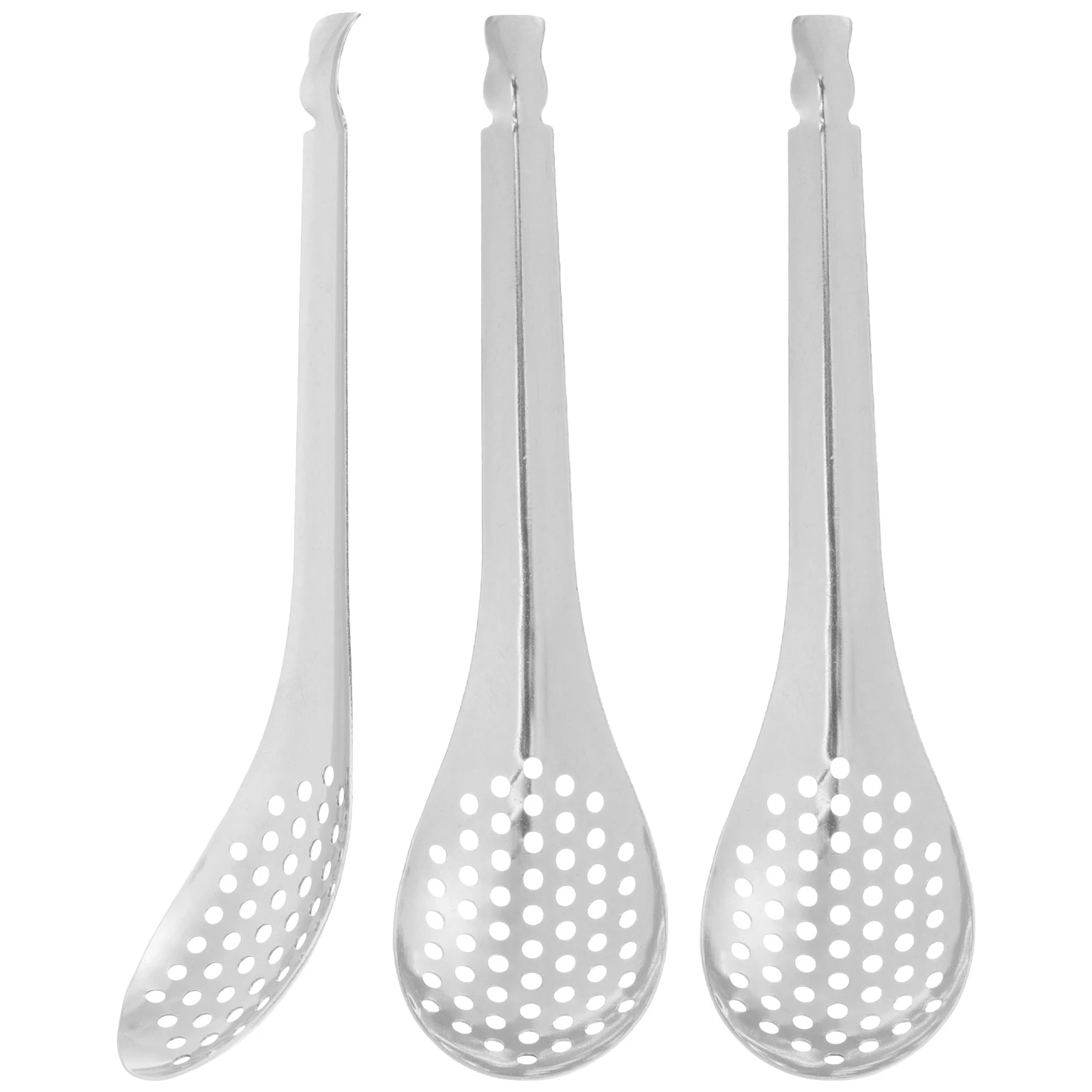 3pcs Spoons Stainless Steel Small Slotted Kitchen Slotted Spoon Kitchen Gadgets Cooking Strainer Food Pressing Spoon
3pcs Spoons Stainless Steel Small Slotted Kitchen Slotted Spoon Kitchen Gadgets Cooking Strainer Food Pressing Spoon