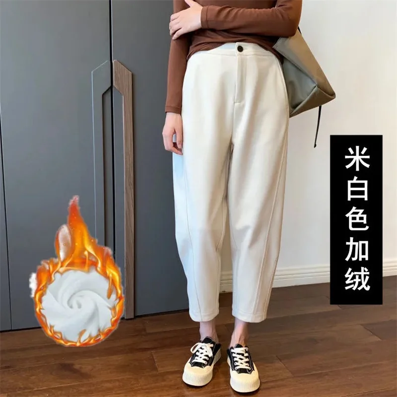 Woolen Pants Women's Harem Pencil Pants 2025 Autumn Winter High Waist Casual Suit Pants Office Lady Women Trousers
Woolen Pants Women's Harem Pencil Pants 2025 Autumn Winter High Waist Casual Suit Pants Office Lady Women Trousers