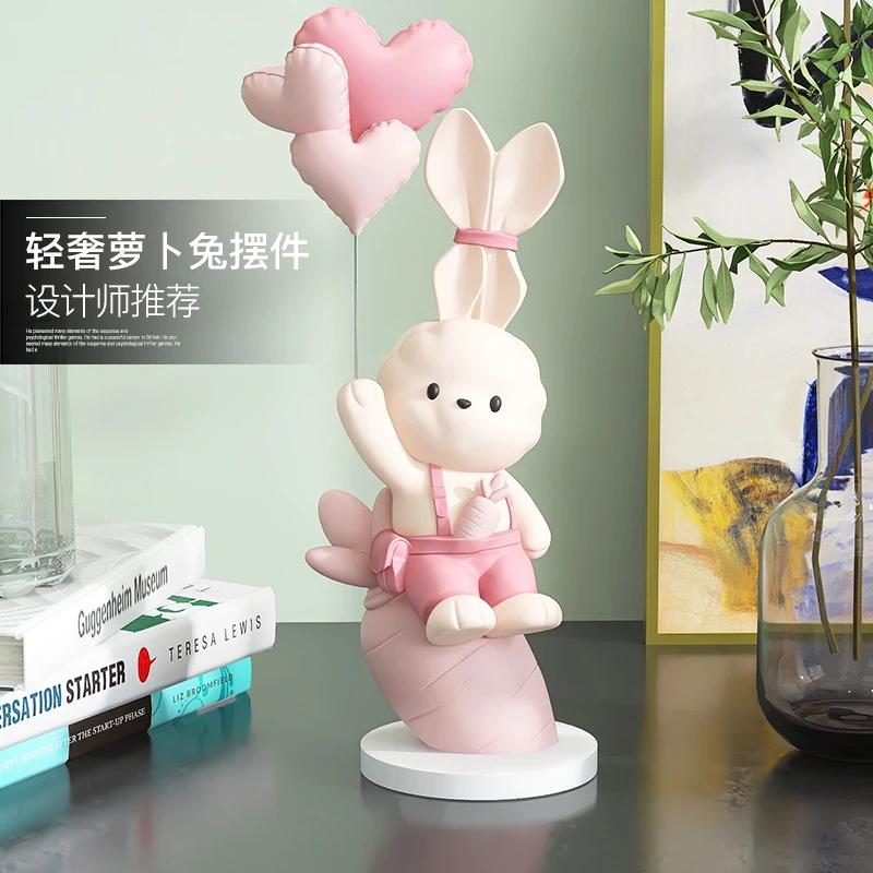 Cute Rabbit Desktop Ornament Living Room Entrance TV Cabinet Wine Cabinet Home Furnishing Soft Decoration Cure Department
Cute Rabbit Desktop Ornament Living Room Entrance TV Cabinet Wine Cabinet Home Furnishing Soft Decoration Cure Department