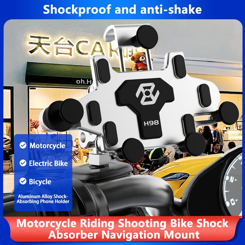 WOSAWE Motorcycle Phone Holder Aluminum Alloy 540 Rotatable Adjustable Handlebar Mobile Cellphone Mount for Bike Scooter GPS
WOSAWE Motorcycle Phone Holder Aluminum Alloy 540 Rotatable Adjustable Handlebar Mobile Cellphone Mount for Bike Scooter GPS
