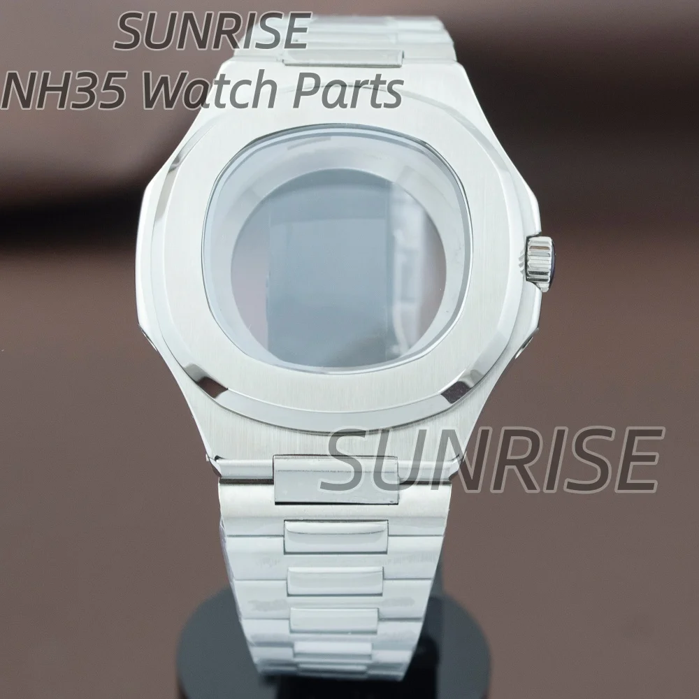 41mm Square Watch Case for Nautilus NH35 NH36 NH38 movement 30.5mm Dial Rose Gold/Black/Silver PVD 316L Stainless Steel Sapphire
41mm Square Watch Case for Nautilus NH35 NH36 NH38 movement 30.5mm Dial Rose Gold/Black/Silver PVD 316L Stainless Steel Sapphire