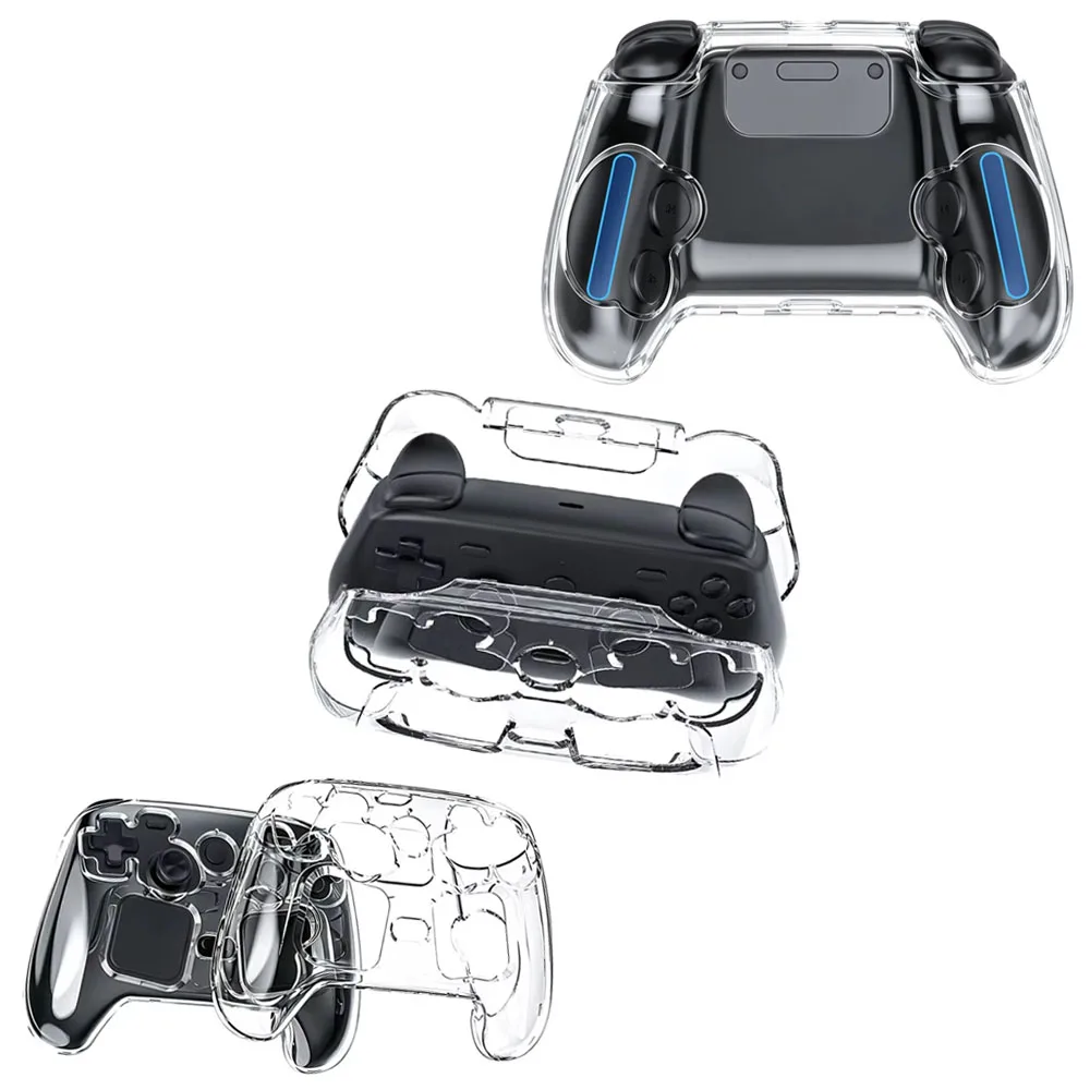 Transparent PC Hard Case for Steam Controller 2 Crystal Clear Full Protective Cover Anti-Scratch Gaming Controller Accessories
Transparent PC Hard Case for Steam Controller 2 Crystal Clear Full Protective Cover Anti-Scratch Gaming Controller Accessories