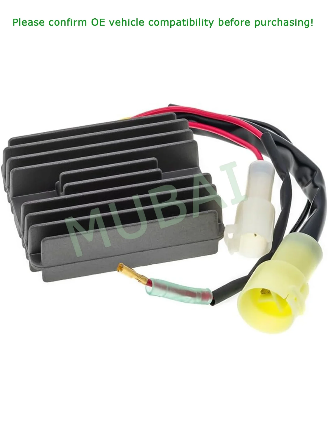 Voltage Regulator Rectifier Compatible with YAMAHA Various 197-0001 SH601-13 6R3-81960-10-00 12V
Voltage Regulator Rectifier Compatible with YAMAHA Various 197-0001 SH601-13 6R3-81960-10-00 12V