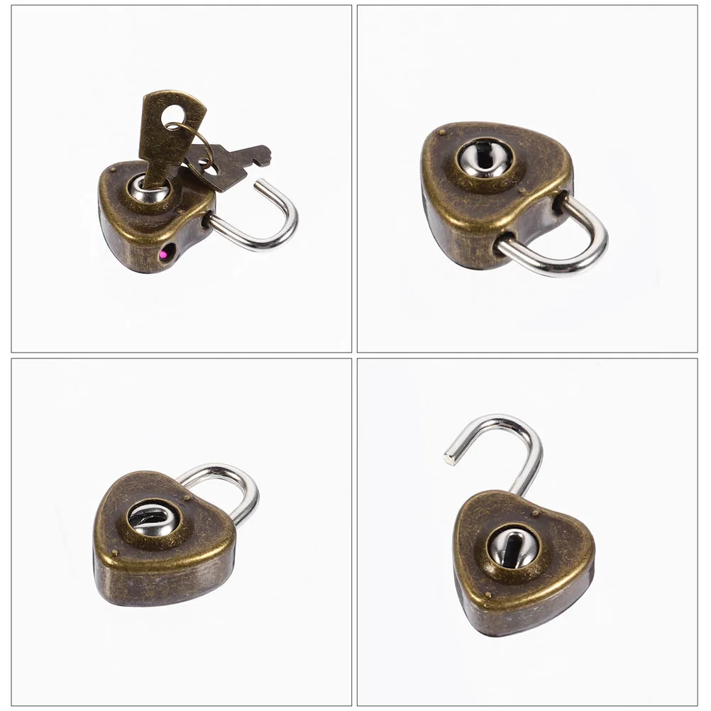 25pcs Heart Shaped Padlock Lovers Locks with Key Iron Heart Retro Diary Book Love Lock Pins Crafts Gifts
25pcs Heart Shaped Padlock Lovers Locks with Key Iron Heart Retro Diary Book Love Lock Pins Crafts Gifts