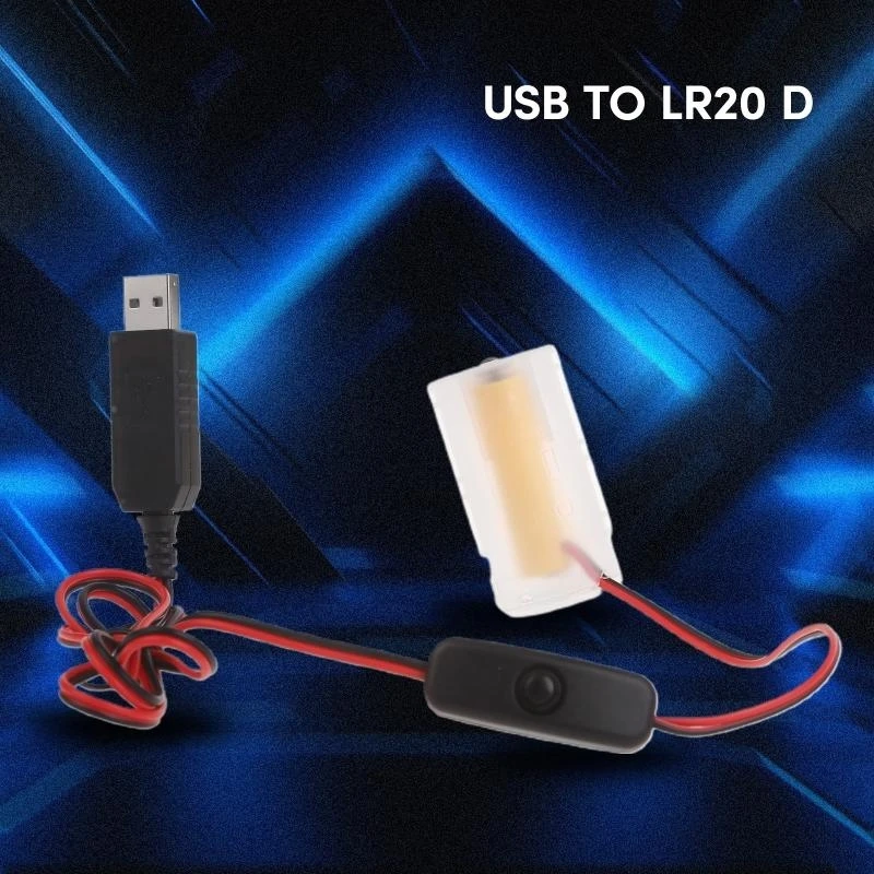 USB to 4.5V LR20 D Battery Eliminators Cable Cord Dummy Battery Power Supply Wire for Toy/Controllers/GasWater Heater best sale
USB to 4.5V LR20 D Battery Eliminators Cable Cord Dummy Battery Power Supply Wire for Toy/Controllers/GasWater Heater best sale