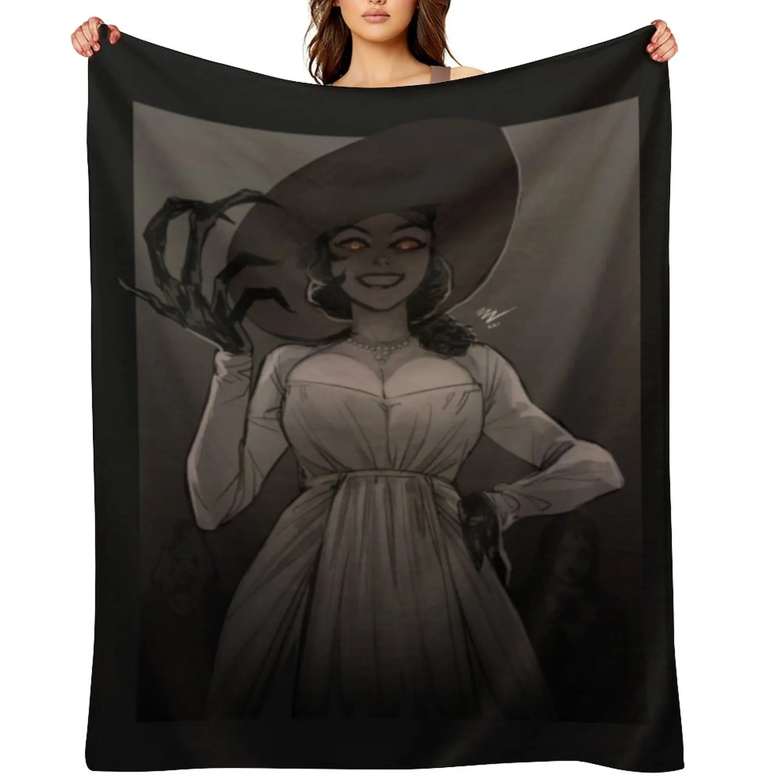 Alcina Dimitrescu There you are Throw Blanket funny gift christmas gifts Plaid on the sofa Polar Blankets
Alcina Dimitrescu There you are Throw Blanket funny gift christmas gifts Plaid on the sofa Polar Blankets