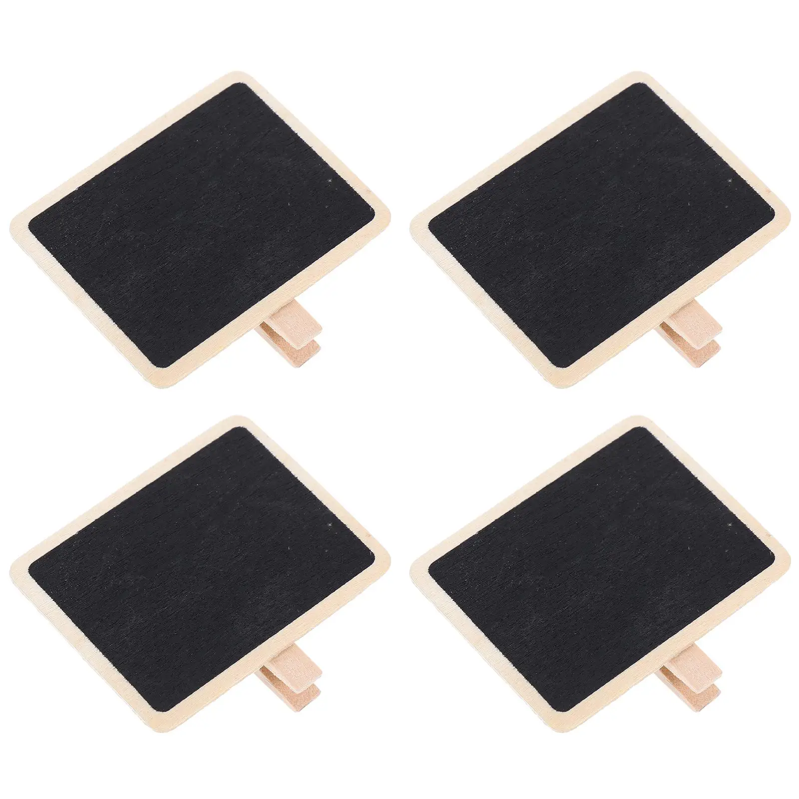4 Pcs Small Blackboard Clip Clips Note Holder Mini Chalkboard Signs Food Labels Tag
4 Pcs Small Blackboard Clip Clips Note Holder Mini Chalkboard Signs Food Labels Tag