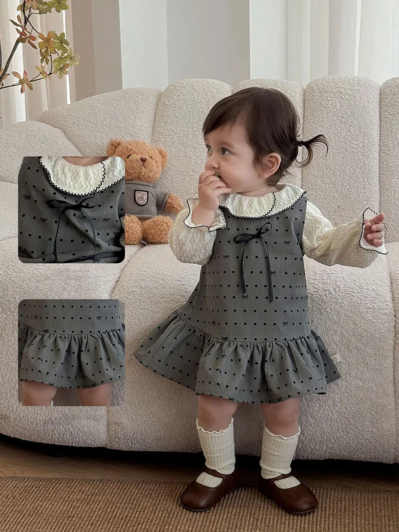 MILANCEL New Autumn Children Shirt 9M-5T Color Block Fashion Girls Blouse Kids Dots Bow Sundress Baby Clothes
MILANCEL New Autumn Children Shirt 9M-5T Color Block Fashion Girls Blouse Kids Dots Bow Sundress Baby Clothes