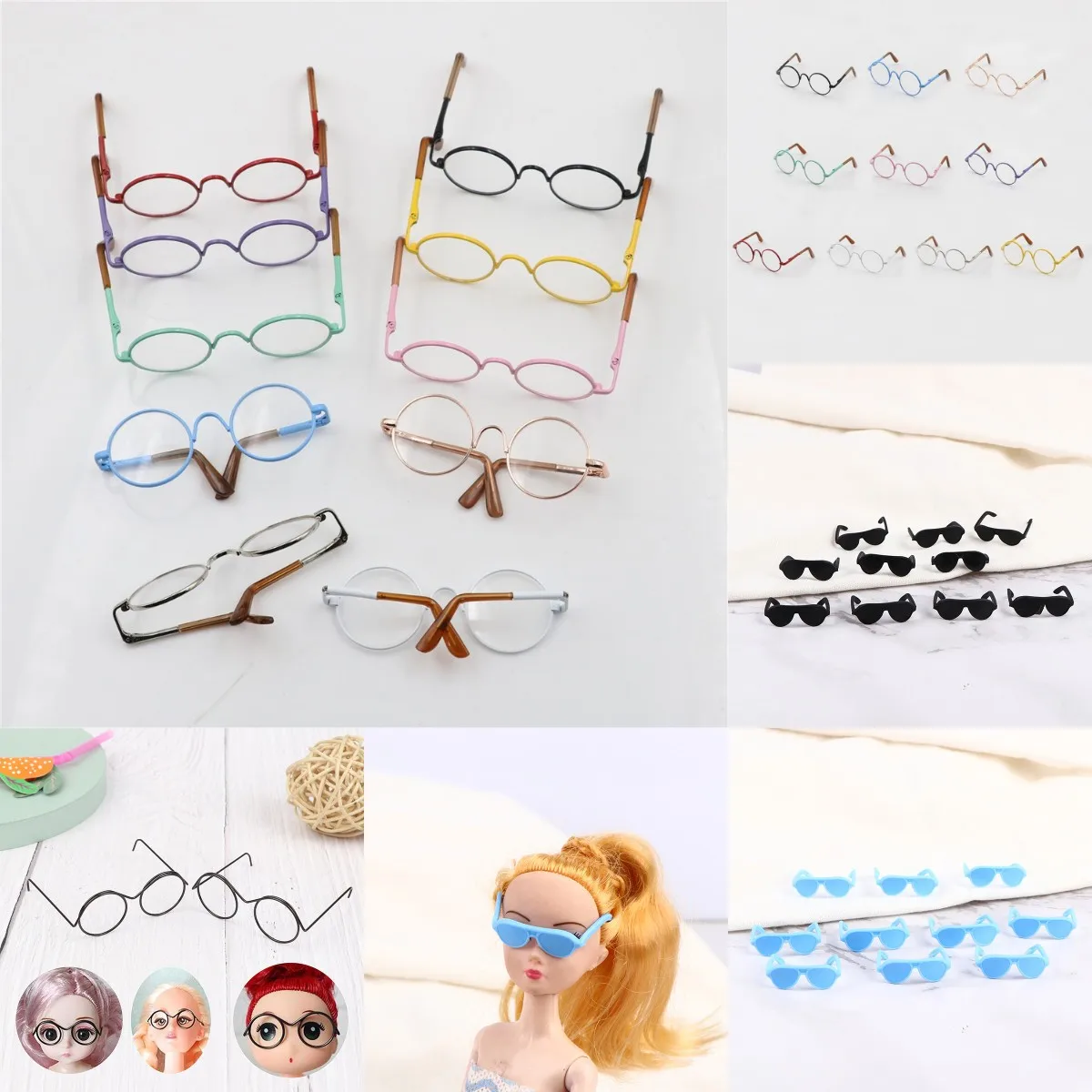 10/5/2/1Pcs Fashion Mini Doll Glasses Doll Dress Up Accessories Kids Girls Gift Color Random Hot Sale
10/5/2/1Pcs Fashion Mini Doll Glasses Doll Dress Up Accessories Kids Girls Gift Color Random Hot Sale