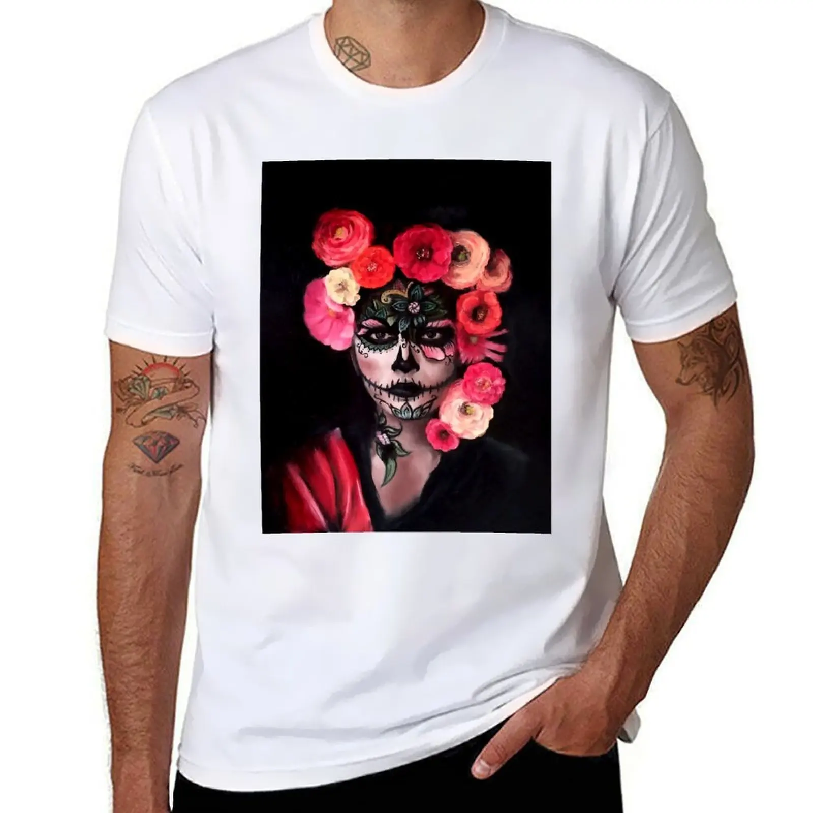 Day of the Dead: Flower Girl T-Shirt t shirts for man cotton funny funny t shirts dark humor T-Shirt
Day of the Dead: Flower Girl T-Shirt t shirts for man cotton funny funny t shirts dark humor T-Shirt