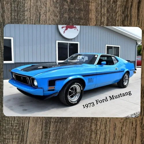 1973 Muscle Car Metal Wall Garage Sign Poster
1973 Muscle Car Metal Wall Garage Sign Poster