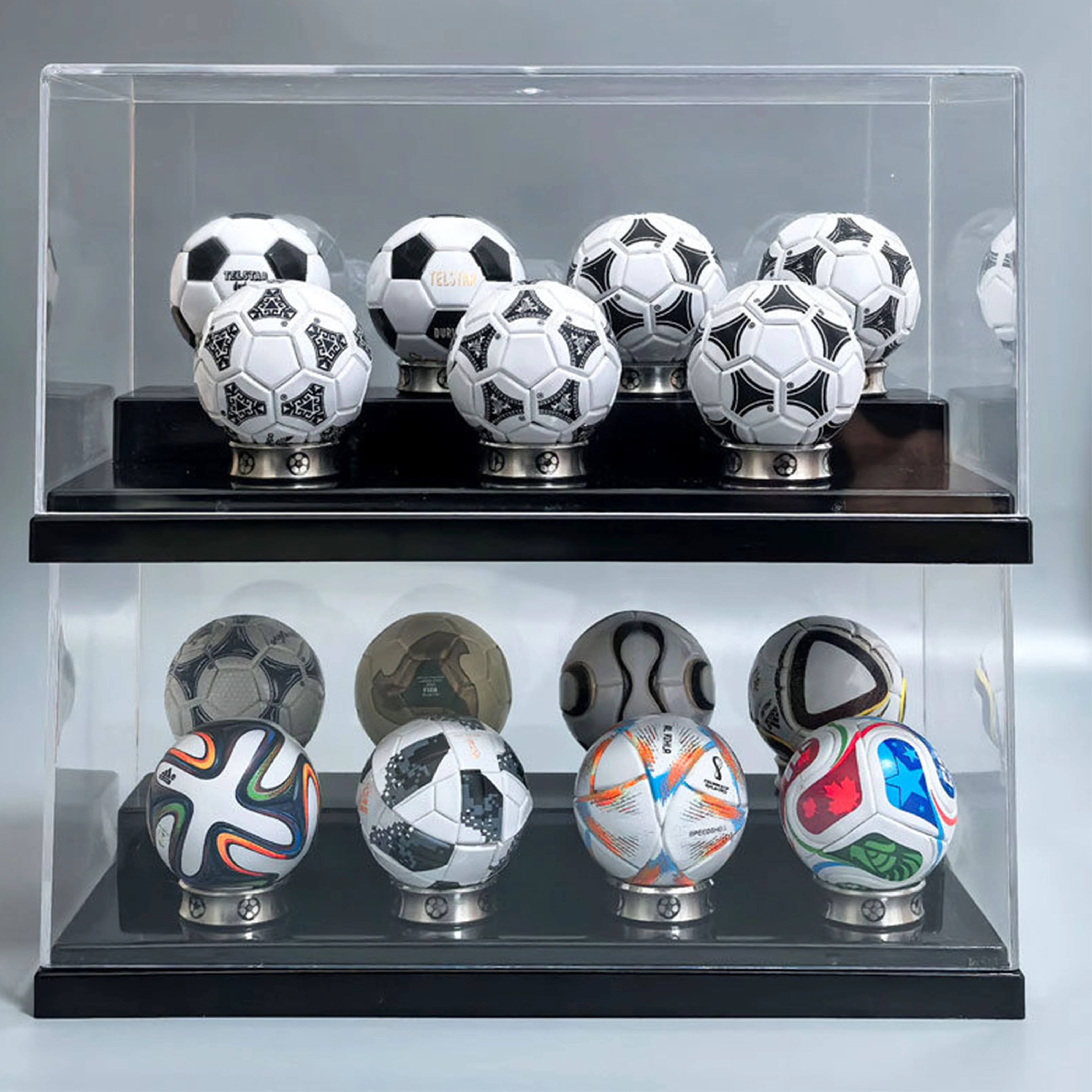 2026 Soccer Cup Event Souvenir 15 Mini Abs&Pu Soccer Balls In Elegant Display Box Mini Soccer World Cup Friends Gifts In Stock
2026 Soccer Cup Event Souvenir 15 Mini Abs&Pu Soccer Balls In Elegant Display Box Mini Soccer World Cup Friends Gifts In Stock