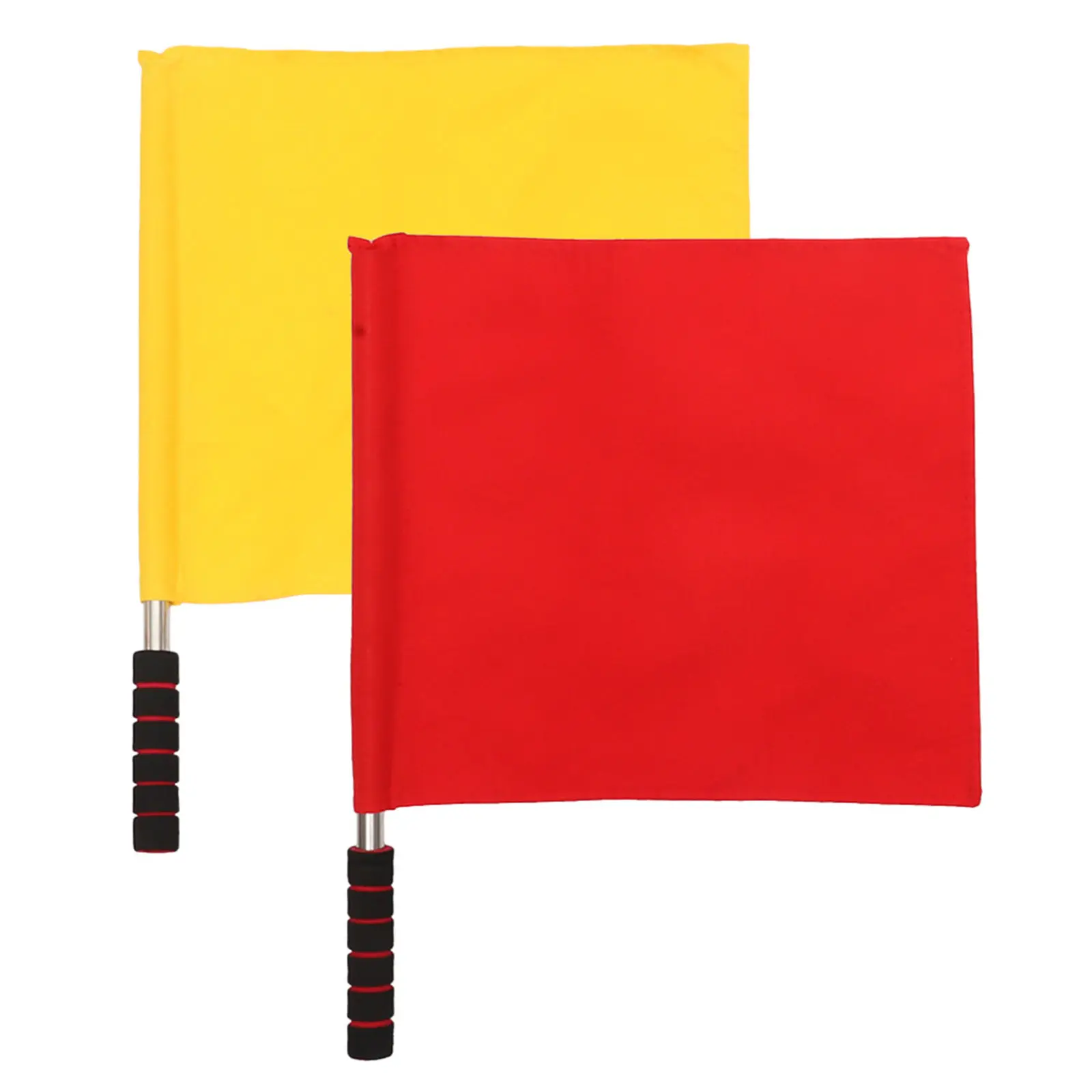 2Pcs Delicate Unbreakable Waving Signal Flags for Refereeing Games School Safety Race Conducting Match Soccer Rugby
2Pcs Delicate Unbreakable Waving Signal Flags for Refereeing Games School Safety Race Conducting Match Soccer Rugby