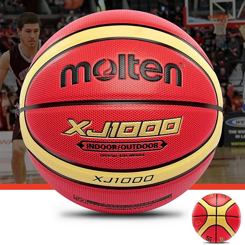 Molten XJ1000 Basketball PU Leather Butyl Bladder Indoor Outdoor Training Match X-Series Technology Men Women Baloncesto
Molten XJ1000 Basketball PU Leather Butyl Bladder Indoor Outdoor Training Match X-Series Technology Men Women Baloncesto