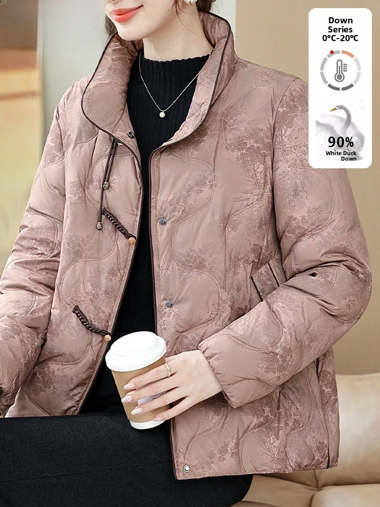 New Chinese Sle ort down Jaet Winter Coat for Mom And andma Thiened Polyester Fiber f High Collar Single Button
New Chinese Sle ort down Jaet Winter Coat for Mom And andma Thiened Polyester Fiber f High Collar Single Button