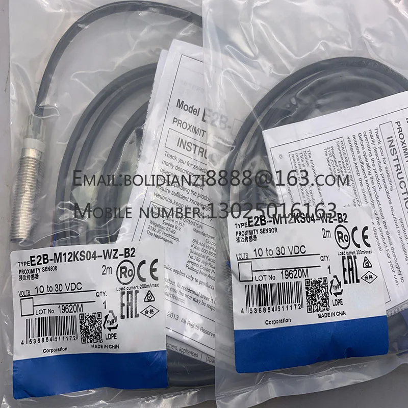 The brand-new original sensor E2B-M12KS04-WP-B1 B2 E2B-M12KS04-WP-C1 C2 One year warranty in stock
The brand-new original sensor E2B-M12KS04-WP-B1 B2 E2B-M12KS04-WP-C1 C2 One year warranty in stock