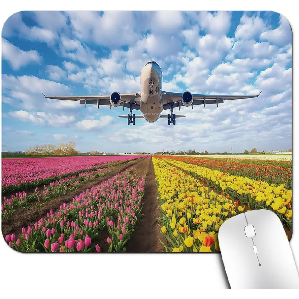 Flying Over a Garden Office: 9.5"x7.9" Anti-Slip Desk Mouse Pad with Spring Flower Tulip Scenery
Flying Over a Garden Office: 9.5"x7.9" Anti-Slip Desk Mouse Pad with Spring Flower Tulip Scenery