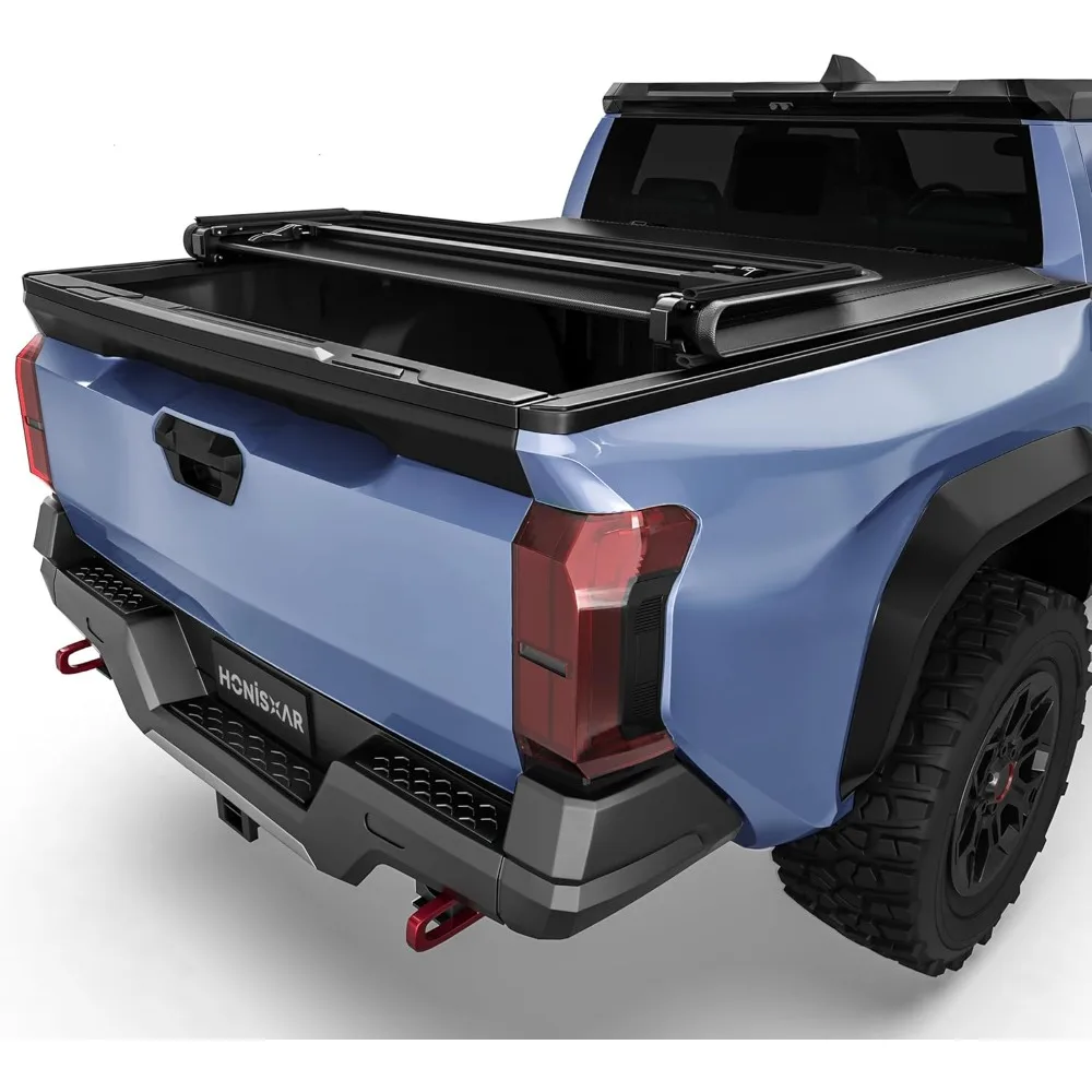 Soft Tri-fold Tonneau Cover for 2024-2025 Tacoma with Rail System, Fleetside 5 Ft Bed (Not Trail)
Soft Tri-fold Tonneau Cover for 2024-2025 Tacoma with Rail System, Fleetside 5 Ft Bed (Not Trail)