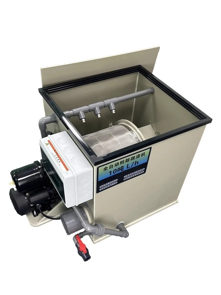 Fish Pond Drum Filter, Aquaculture Water Purification System with Automatic Backwash
Fish Pond Drum Filter, Aquaculture Water Purification System with Automatic Backwash
