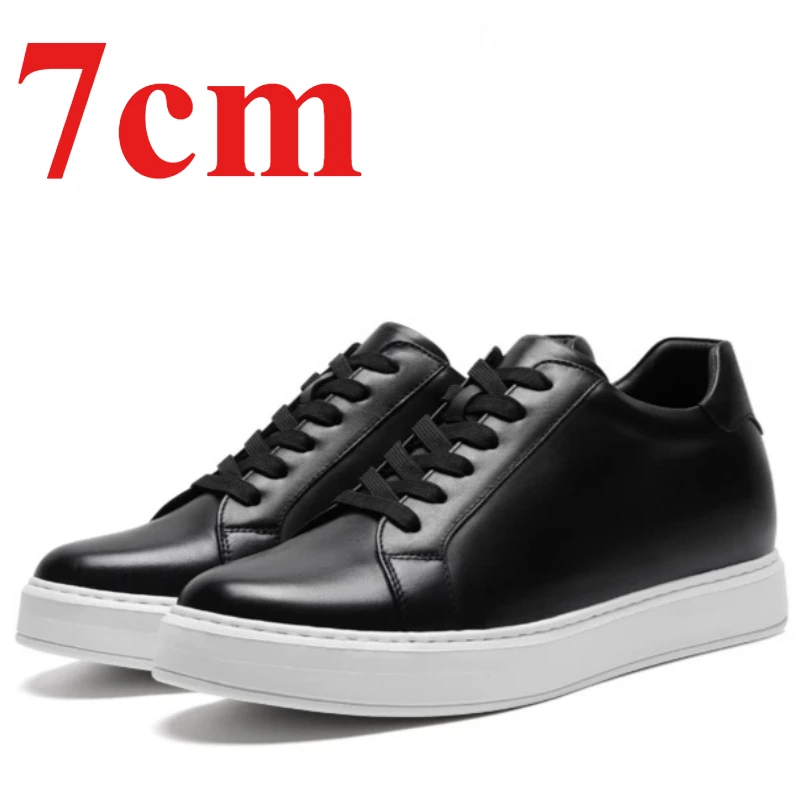 Retro Black Board Shoes for Men's 7cm Elevator Casual Sneakers Height-increasing Shoes Fashion Comfortable Versatile White Shoes
Retro Black Board Shoes for Men's 7cm Elevator Casual Sneakers Height-increasing Shoes Fashion Comfortable Versatile White Shoes