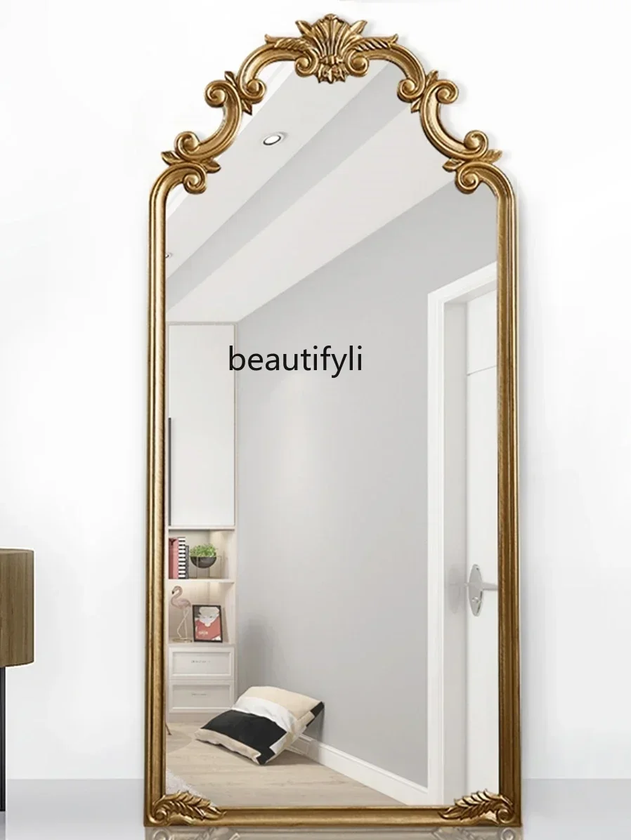 HYFrench retro full-length mirror home wall-mounted full-length mirror living room wall-mounted American, European
HYFrench retro full-length mirror home wall-mounted full-length mirror living room wall-mounted American, European