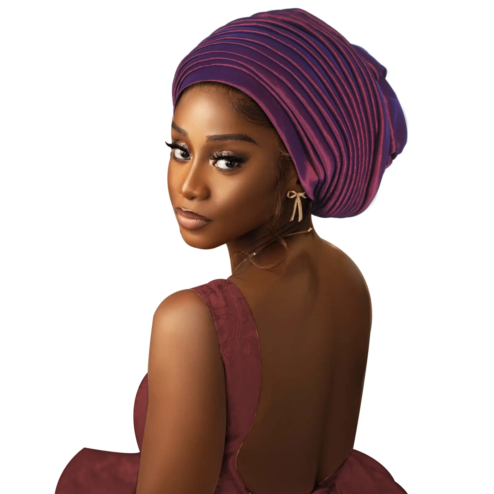 2025 New African Women's Turban Cap Nigeria Female Head Wraps Already Made Auto Gele Headtie Muslim Turbans Party Headpiece
2025 New African Women's Turban Cap Nigeria Female Head Wraps Already Made Auto Gele Headtie Muslim Turbans Party Headpiece