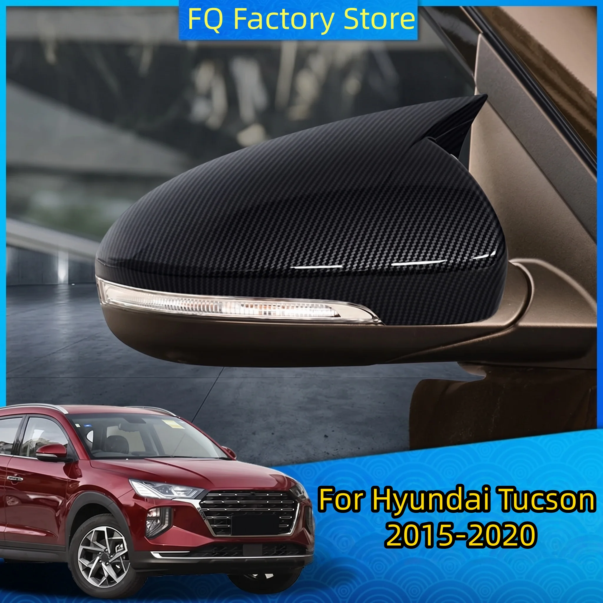 Horn Style Side Wing Mirror Cover Caps For Hyundai Tucson 2015-2020 Rearview Mirror Cover Shell Case Trim Add on Car Accessories
Horn Style Side Wing Mirror Cover Caps For Hyundai Tucson 2015-2020 Rearview Mirror Cover Shell Case Trim Add on Car Accessories