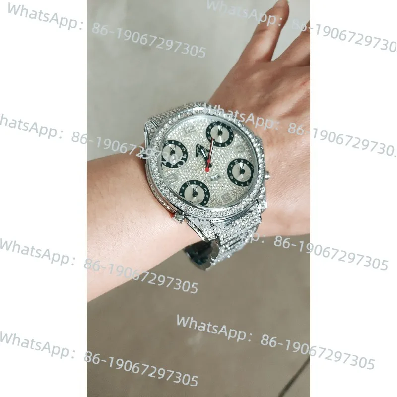 Five-time zone large plate quartz gypsy couple gold high-end steel belt rhinestone watch
Five-time zone large plate quartz gypsy couple gold high-end steel belt rhinestone watch
