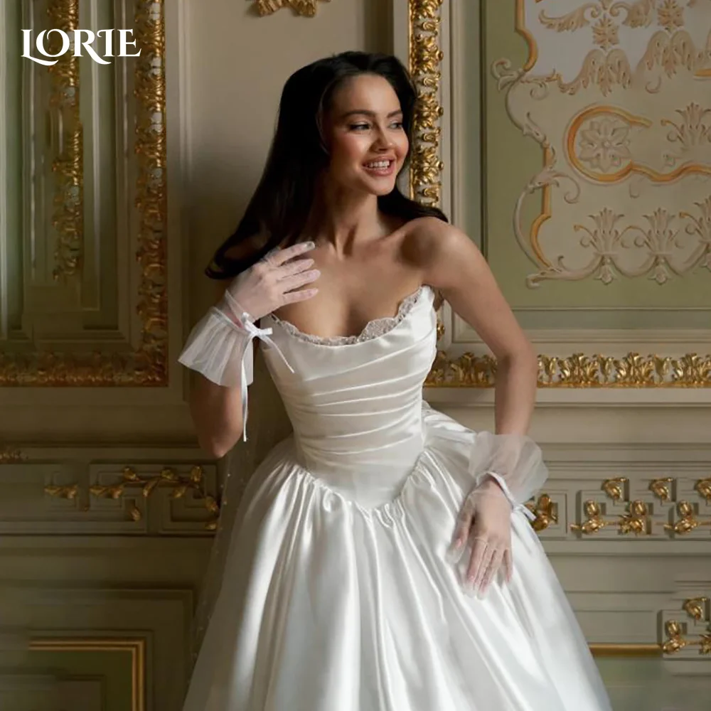 LORIE Lace Vintage Wedding Dresses Applique Detachable Strapless Bobycon Backless Mermaid Bridal Gown Customized Party Dresses
LORIE Lace Vintage Wedding Dresses Applique Detachable Strapless Bobycon Backless Mermaid Bridal Gown Customized Party Dresses