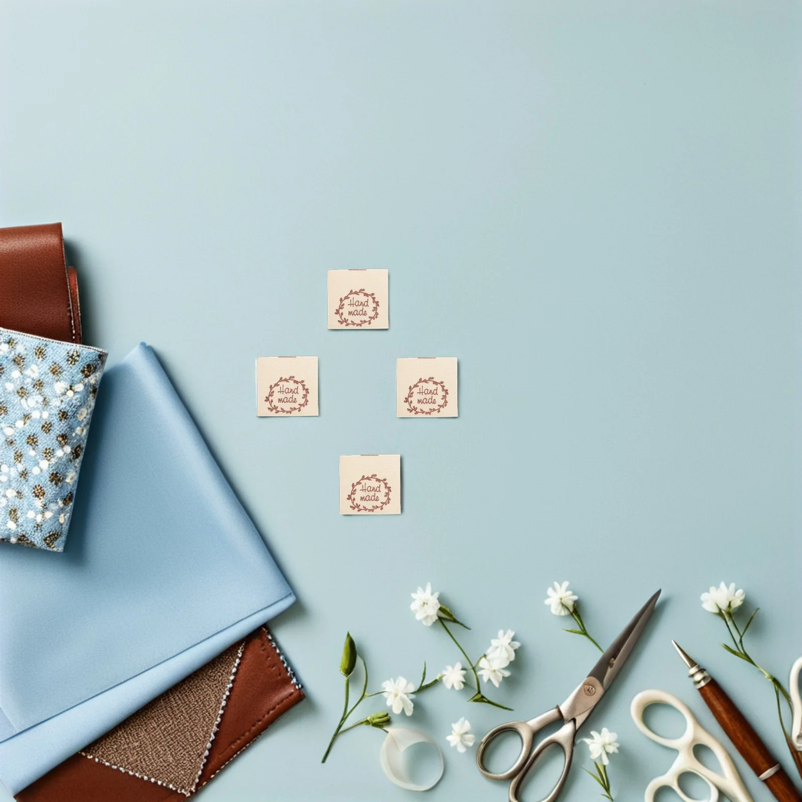 50 Pcs Handmade Product Labels Crafts Clothing Tags Accessoire Couture Embroidered for Items Cotton Clothes Sewing
50 Pcs Handmade Product Labels Crafts Clothing Tags Accessoire Couture Embroidered for Items Cotton Clothes Sewing