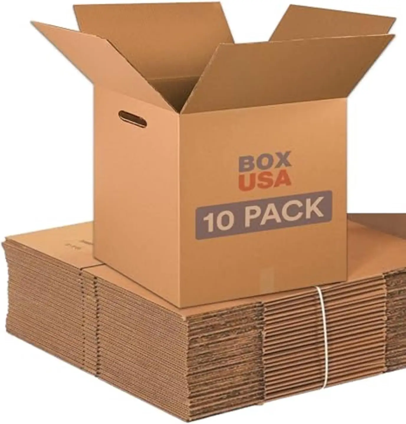 Double Wall Corrugated Cardboard Boxes with Handles, 18x18x18 Inch, Pack of 10 for Moving, Shipping, and Storage
Double Wall Corrugated Cardboard Boxes with Handles, 18x18x18 Inch, Pack of 10 for Moving, Shipping, and Storage