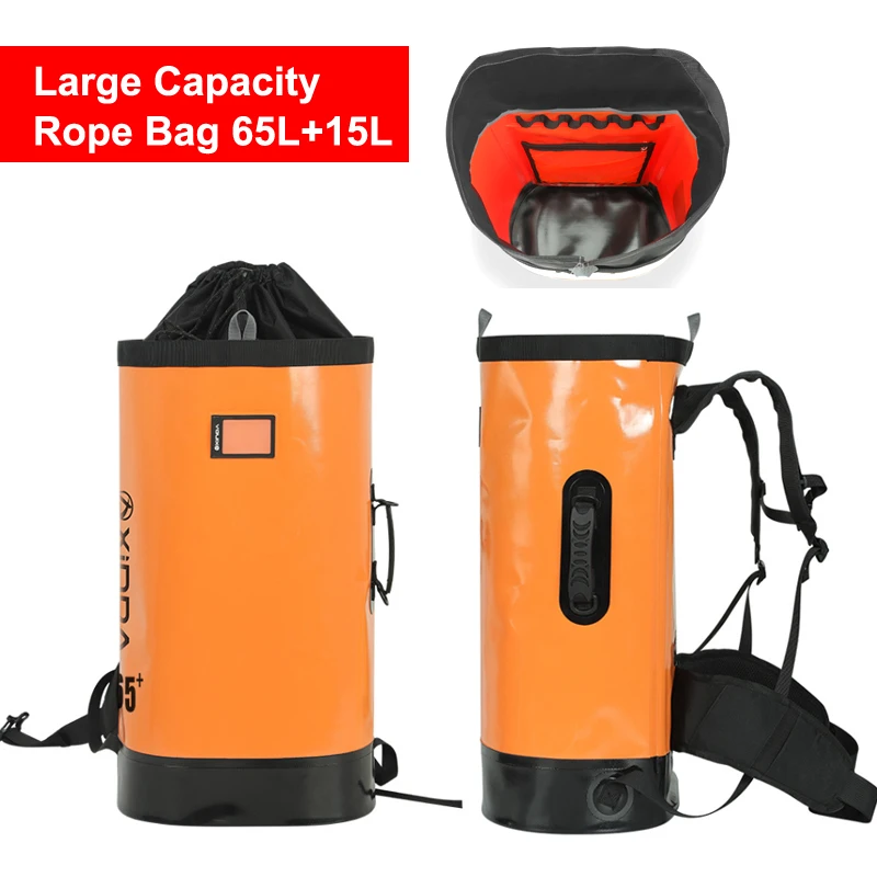 Large Capacity Waterproof Wear-Resistant Rope Bag 65l+15l, Rescue, Adventure, Mountain Climbing,Equipment Storage Backpack,P971
Large Capacity Waterproof Wear-Resistant Rope Bag 65l+15l, Rescue, Adventure, Mountain Climbing,Equipment Storage Backpack,P971