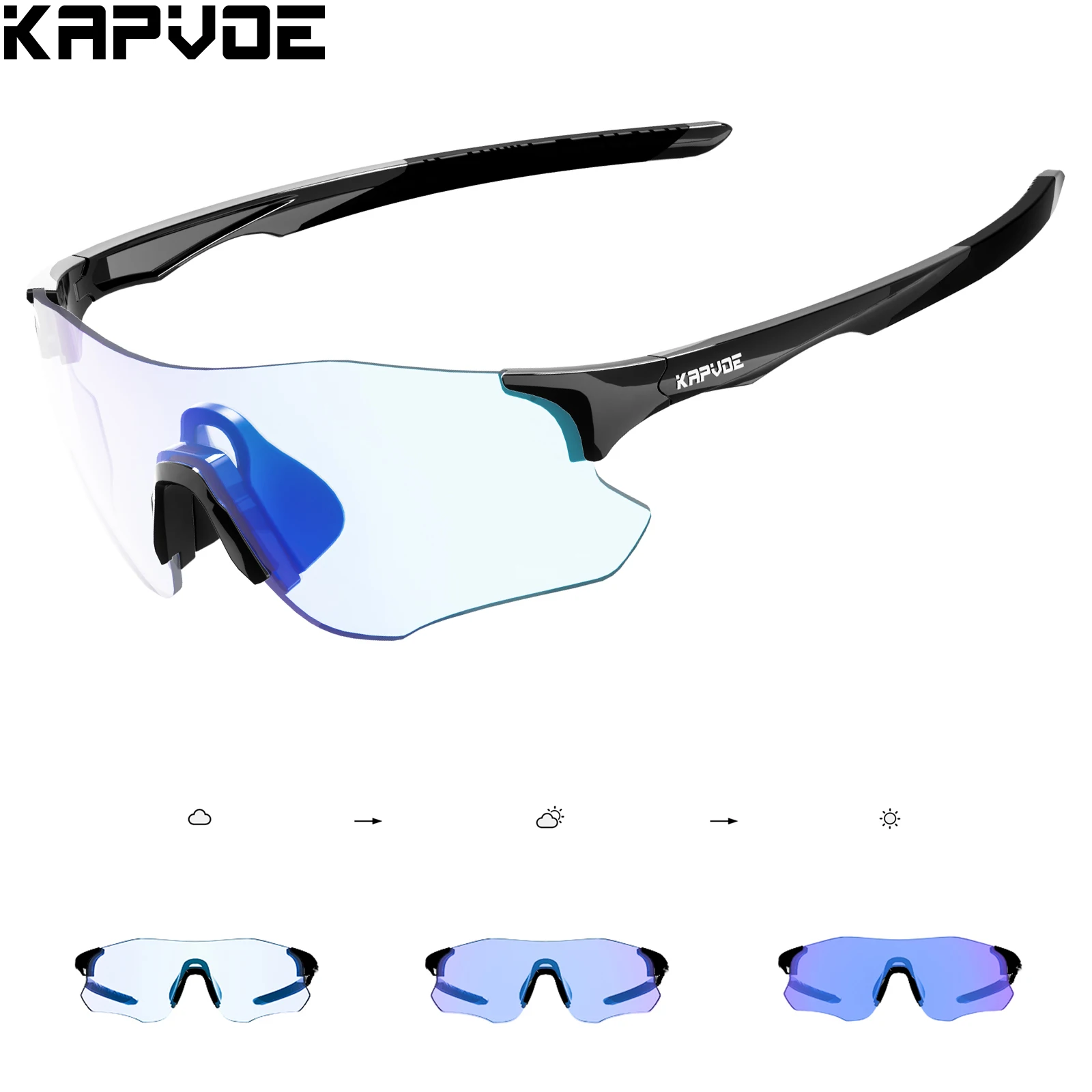 KAPVOE новые очки для бега, фотохромные солнцезащитные очки для кемпинга, гольфа, MTB велосипеда, снаряжение для ночной езды, очки для спорта на открытом воздухе, велоспорта
KAPVOE новые очки для бега, фотохромные солнцезащитные очки для кемпинга, гольфа, MTB велосипеда, снаряжение для ночной езды, очки для спорта на открытом воздухе, велоспорта