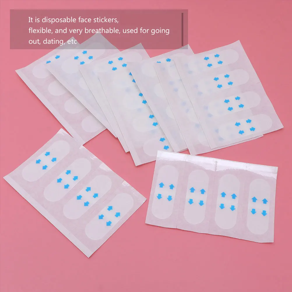 80Pcs Sticker Makeup Chin Lifting Tools Thin Face Stickers Elastic Breathable for Work Party Weddings 
80Pcs Sticker Makeup Chin Lifting Tools Thin Face Stickers Elastic Breathable for Work Party Weddings