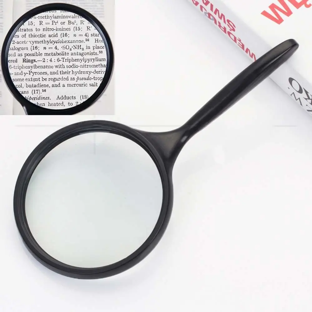 Handheld Reading Magnifiers HD Optical Glass Magnifying Glass 10X Science Nature Exploration Magnifier For Reading Repair
Handheld Reading Magnifiers HD Optical Glass Magnifying Glass 10X Science Nature Exploration Magnifier For Reading Repair