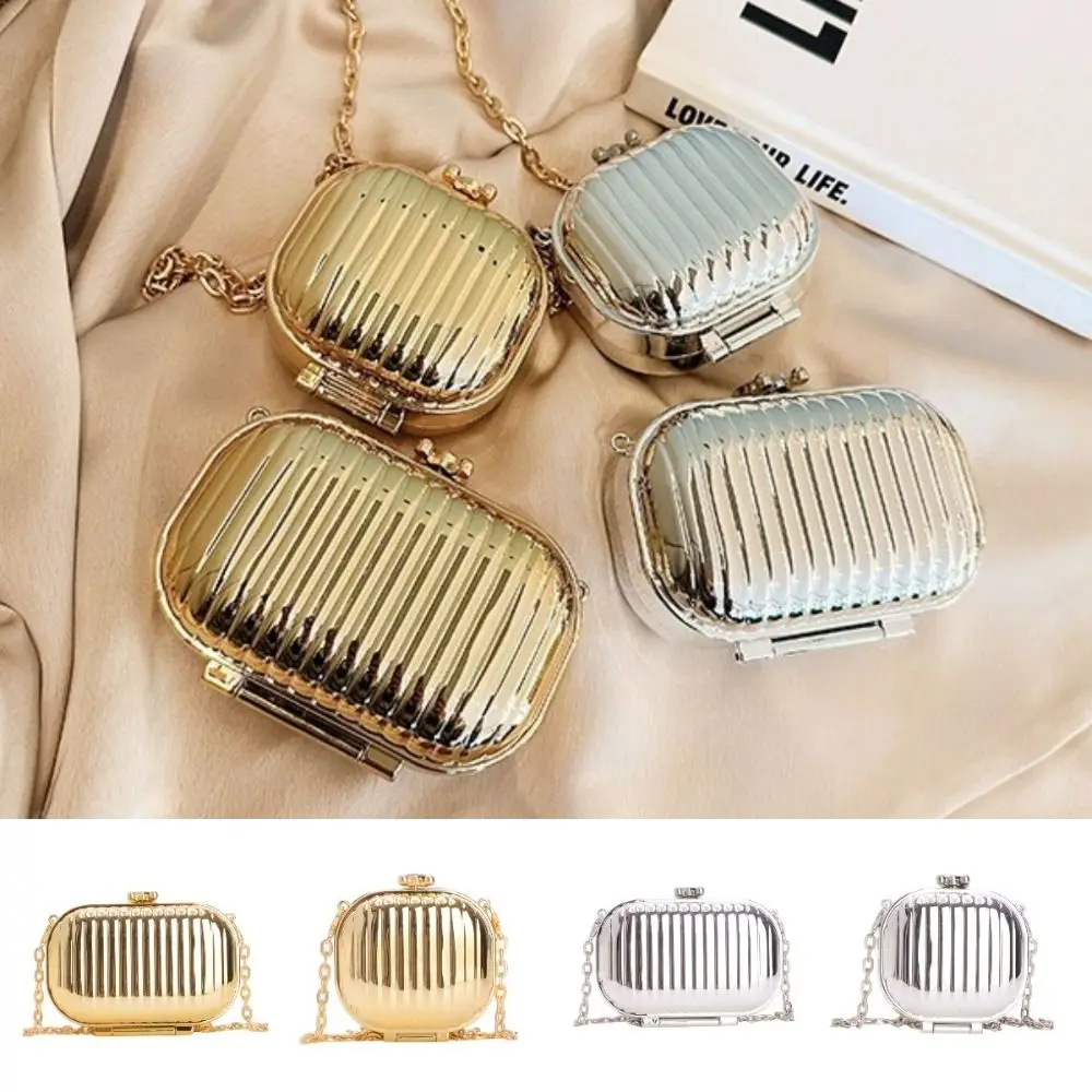 Luxury Chain Mini Single Shoulder Bag Korean Style Purse Crossbody Bag Handbag Solid Color Small Square Bag Women
Luxury Chain Mini Single Shoulder Bag Korean Style Purse Crossbody Bag Handbag Solid Color Small Square Bag Women