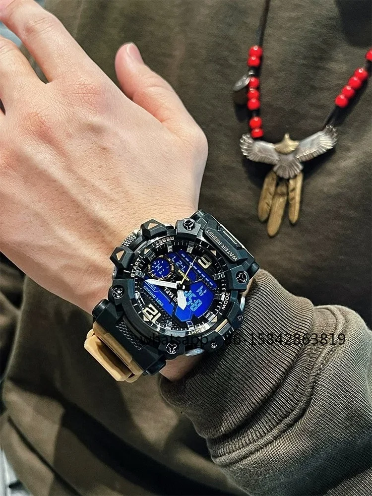 New, Middle School Students, Multi-functional Sports Waterproof Electronic Watch, Large Dial, Cool, Cold Luminous Watch
New, Middle School Students, Multi-functional Sports Waterproof Electronic Watch, Large Dial, Cool, Cold Luminous Watch