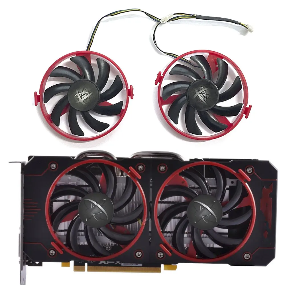 2PCS FDC10U12S9-C DC 12V 0.45A 4PIN RX460 GPU cooler for XFX Radeon RX 460 dual dissipative graphics cooling fan
2PCS FDC10U12S9-C DC 12V 0.45A 4PIN RX460 GPU cooler for XFX Radeon RX 460 dual dissipative graphics cooling fan