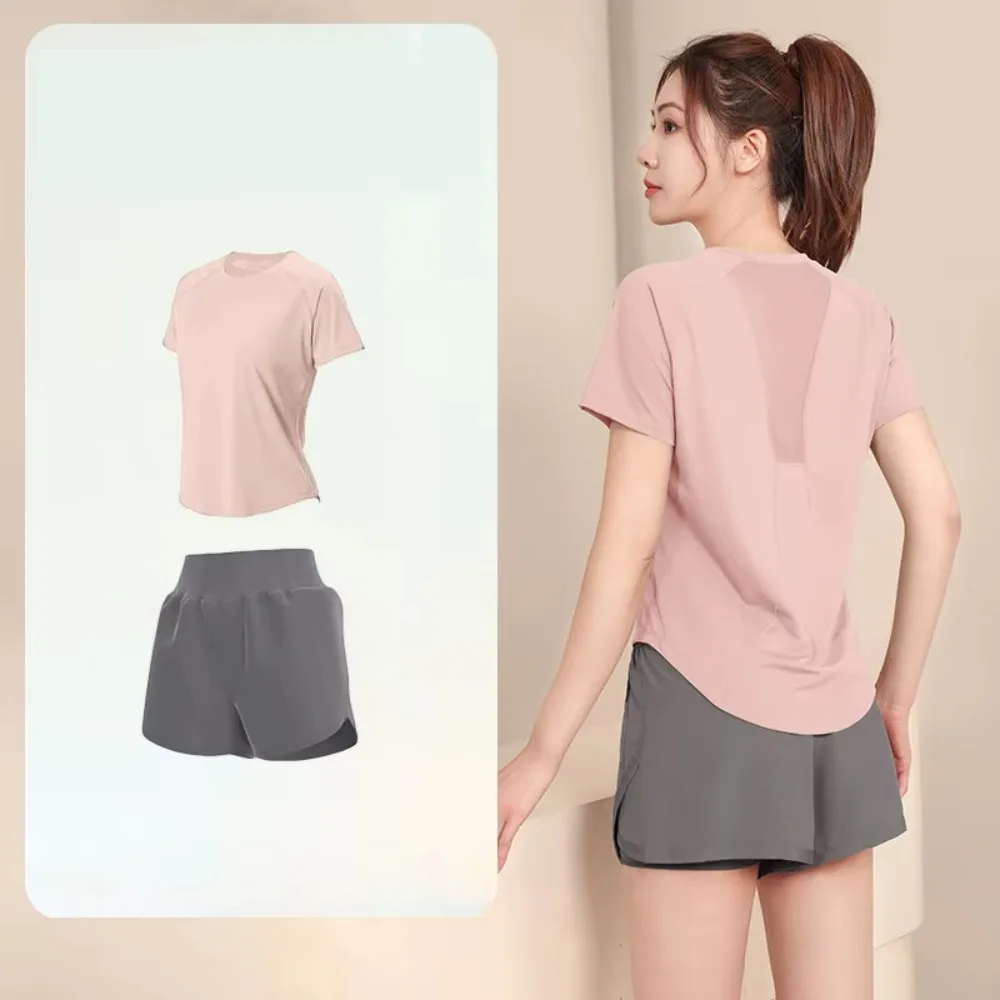 Short-Sleeved Professional Running Colothes Quick-Drying Material Breathable Fabric Fitness Clothes Comfortable Fit Lightweight
Short-Sleeved Professional Running Colothes Quick-Drying Material Breathable Fabric Fitness Clothes Comfortable Fit Lightweight