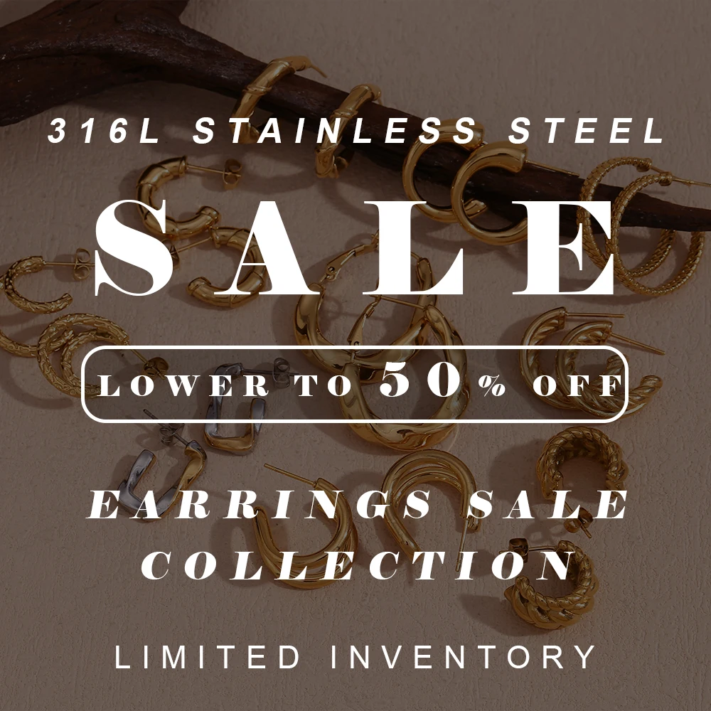 Clearance Sale Classic Twist Mixed Color Stainless Steel Earrings For Women 2023 Earrings Sale Collection Limited Inventory
Clearance Sale Classic Twist Mixed Color Stainless Steel Earrings For Women 2023 Earrings Sale Collection Limited Inventory