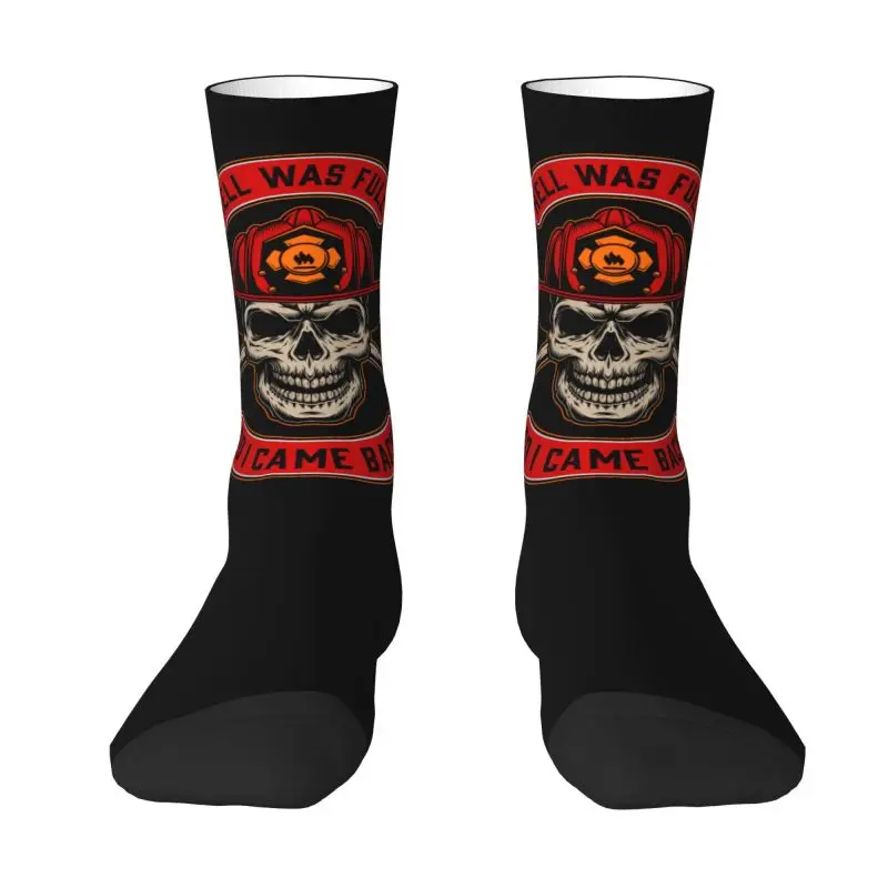 Vintage Firefighter Fireman Skull Men's Crew Socks Unisex Funny 3D Print Dress Socks
Vintage Firefighter Fireman Skull Men's Crew Socks Unisex Funny 3D Print Dress Socks