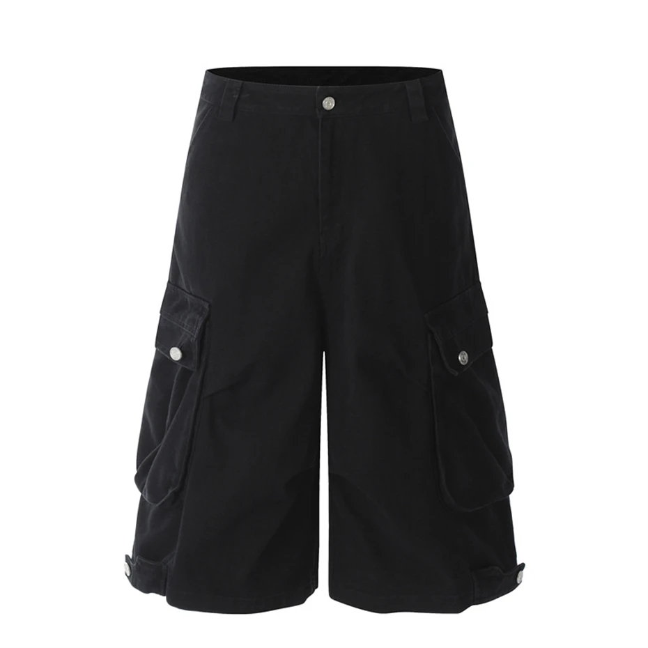 Summer Cargo Shorts Men Streetwear Hip Hop Big Pockets Casual Short Oversized Harajuku Vintage Baggy Calf Length Pants Male
Summer Cargo Shorts Men Streetwear Hip Hop Big Pockets Casual Short Oversized Harajuku Vintage Baggy Calf Length Pants Male