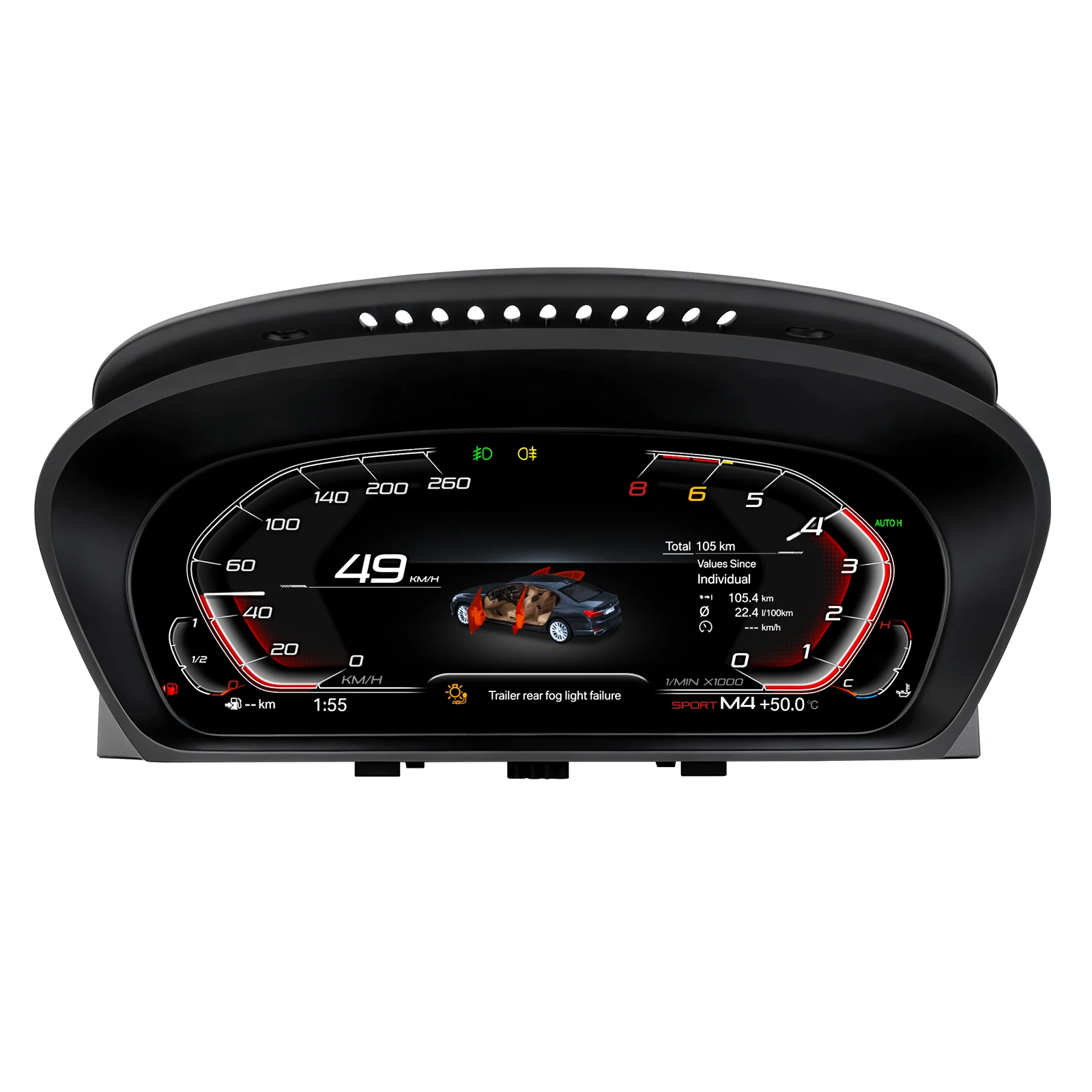 12.3"Car Digital Instrument Cluster Dashboard panel for BMW 5 6 Series E60 E61 E63 E64 X5 X6 Virtual Cockpit 1920*720 HD Screen
12.3"Car Digital Instrument Cluster Dashboard panel for BMW 5 6 Series E60 E61 E63 E64 X5 X6 Virtual Cockpit 1920*720 HD Screen