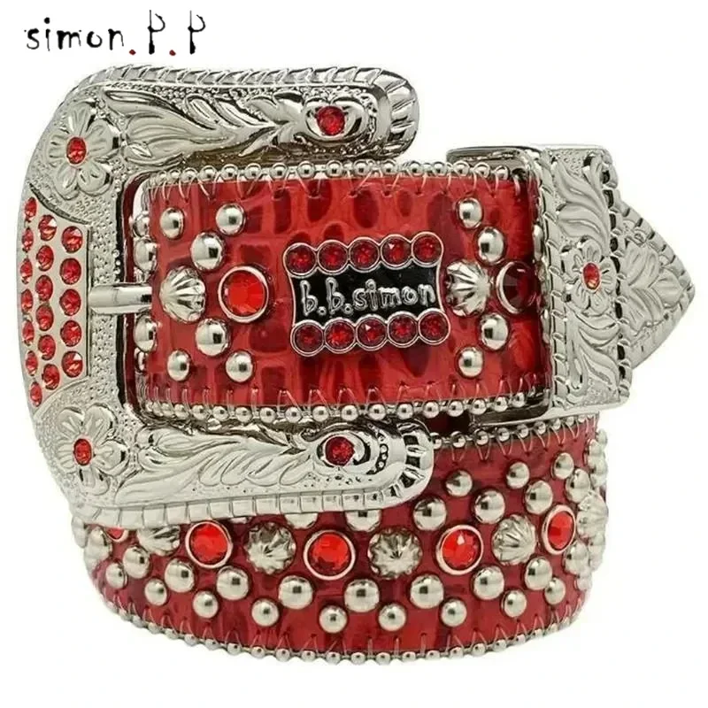 With Red Buckle Bb Belt Simon Mens Womens Waistband for Birthday Gift Luxury Designer Belt Retro Needle Buckle Belt
With Red Buckle Bb Belt Simon Mens Womens Waistband for Birthday Gift Luxury Designer Belt Retro Needle Buckle Belt