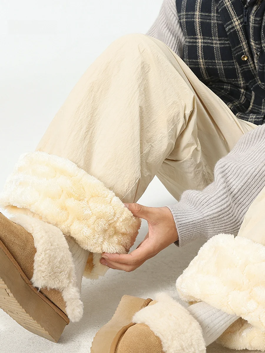 Winter Warm Casual Cotton Trousers Lamb Velvet Waterproof Windproof Skiing Pants for Men And Women Youth Faion Straight Leg...
Winter Warm Casual Cotton Trousers Lamb Velvet Waterproof Windproof Skiing Pants for Men And Women Youth Faion Straight Leg...