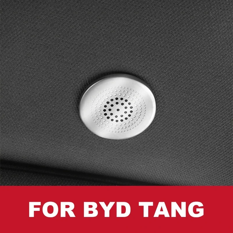 2 шт., декоративная крышка динамика из нержавеющей стали для Byd Tang 2022 2023 
2 шт., декоративная крышка динамика из нержавеющей стали для Byd Tang 2022 2023
