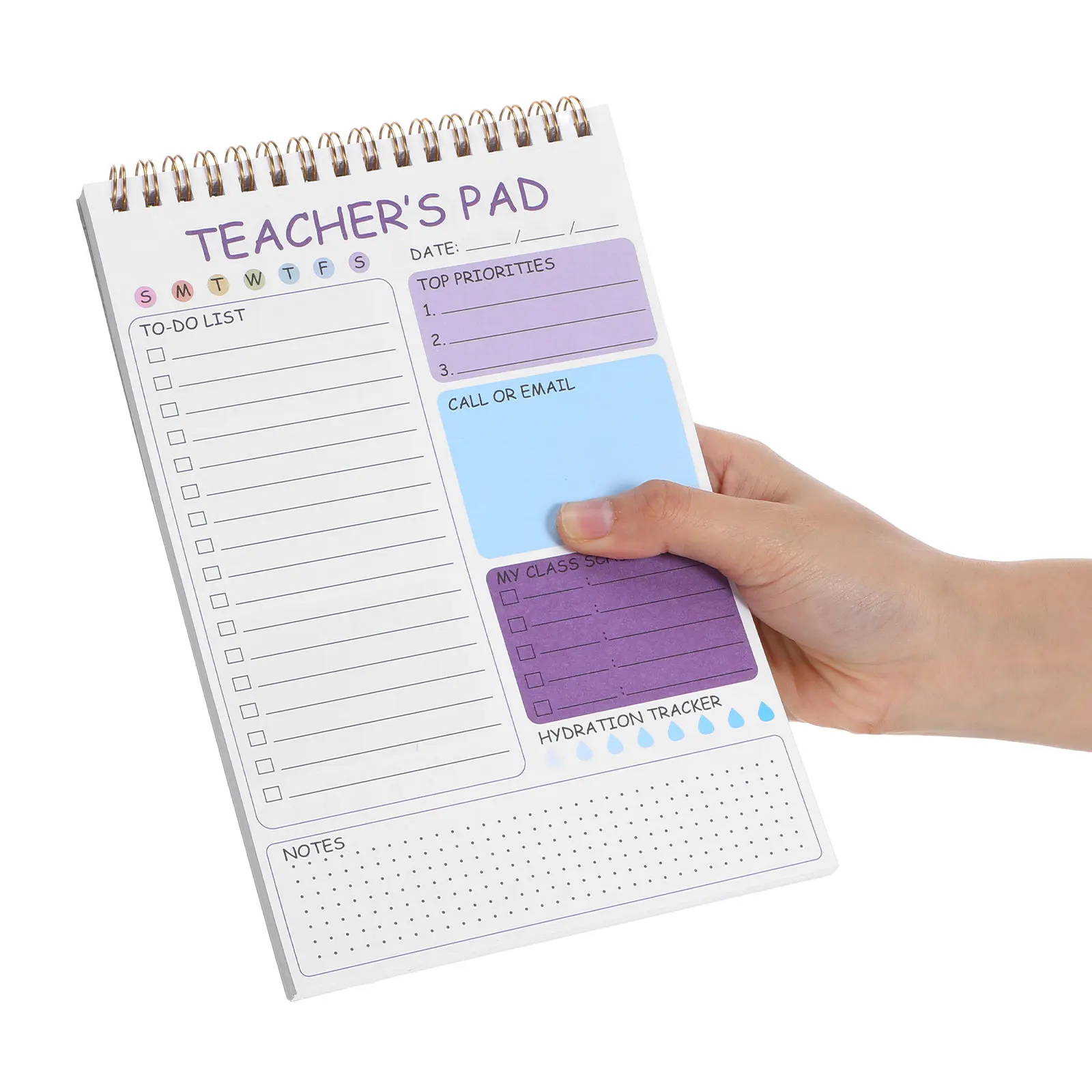 Teacher Planner 2026 Weekly Undated Lesson Planner Notebook 8.6 Inch Portable Monthly Weekly Daily Task Organizer for Work
Teacher Planner 2026 Weekly Undated Lesson Planner Notebook 8.6 Inch Portable Monthly Weekly Daily Task Organizer for Work