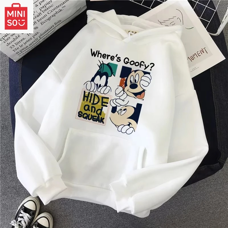 Mickey Hoodies Cartoon Women Hooded Fashion Minnie Mouse Long Sleeve Spring Autumn Pullover Print Hoody Top 2024 Couples
Mickey Hoodies Cartoon Women Hooded Fashion Minnie Mouse Long Sleeve Spring Autumn Pullover Print Hoody Top 2024 Couples