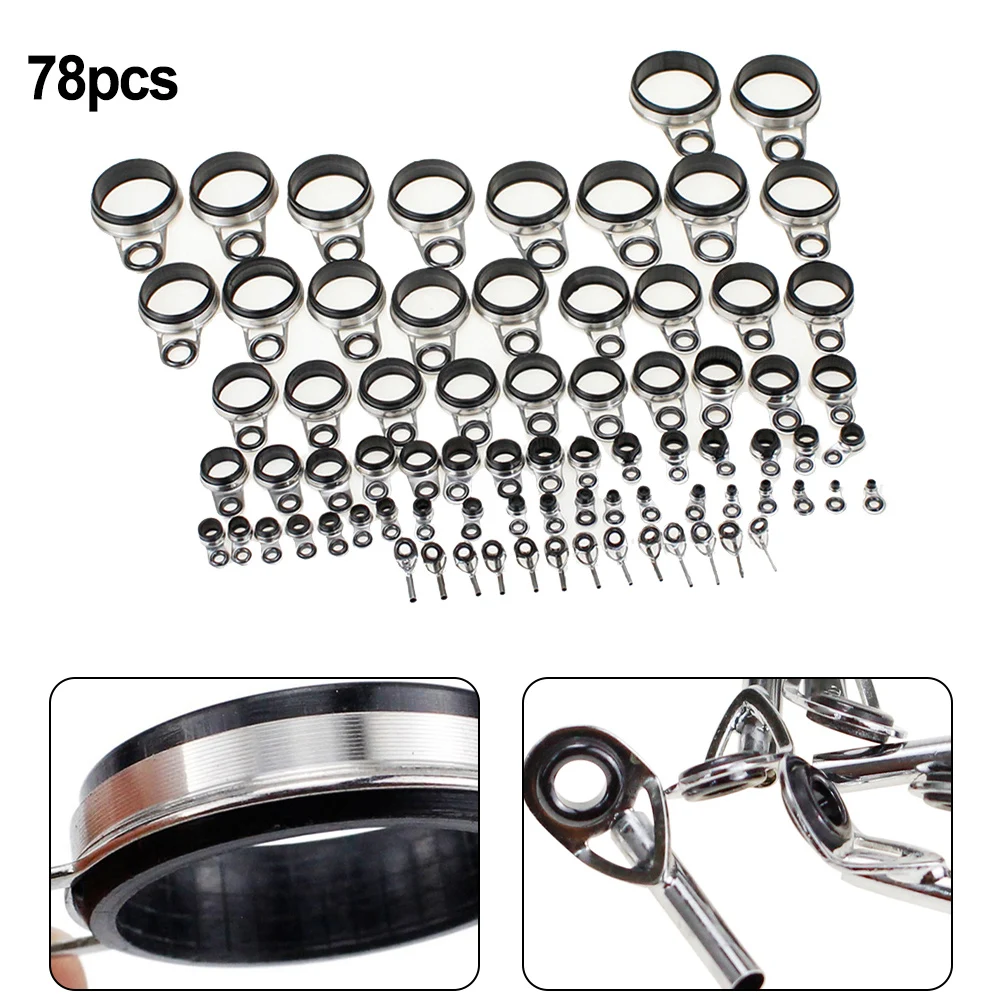 Rod Guides Ring Repairing Broken Wire Self-made DIY Smooth Stainless Steel Ceramic Double-layer Metal Brand New
Rod Guides Ring Repairing Broken Wire Self-made DIY Smooth Stainless Steel Ceramic Double-layer Metal Brand New