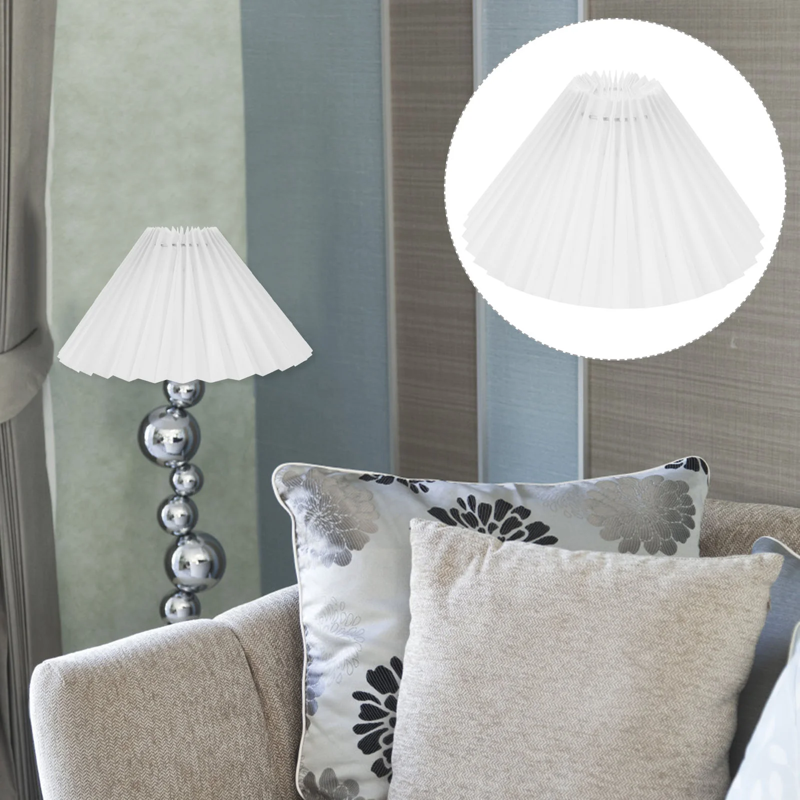 Chandelier Pleated Table Lamp Light Shades for Floor Lamps Simple Lampshades White
Chandelier Pleated Table Lamp Light Shades for Floor Lamps Simple Lampshades White